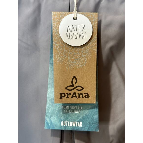 Prana Lily Puffer Jacket Gull Flurry Gray Geometric Women's Medium NWT Outdoors - Picture 14 of 15